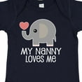 thumbnail image 4 of Inktastic My Nanny Loves Me Grandchild Boys or Girls Baby Bodysuit, 4 of 5