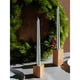 thumbnail image 5 of Juego de 12 velas CANDWAX en forma de cono plateado, 20 cm, sin goteo, 5 of 7