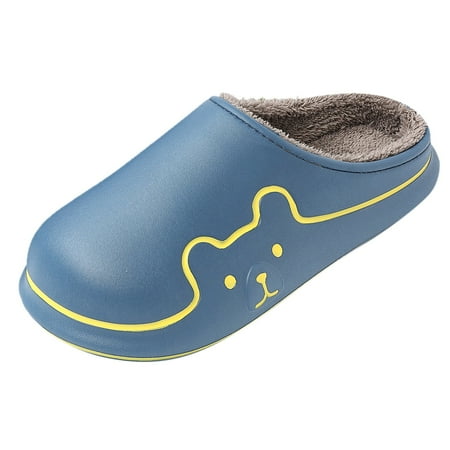 

Water Proof Slippers For Men Winter Warm House Slippers Mens Bedroom Slippers