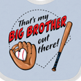 thumbnail image 4 of Inktastic That's My Big Brother out There Baseball Boys or Girls Baby Bib, 4 of 4