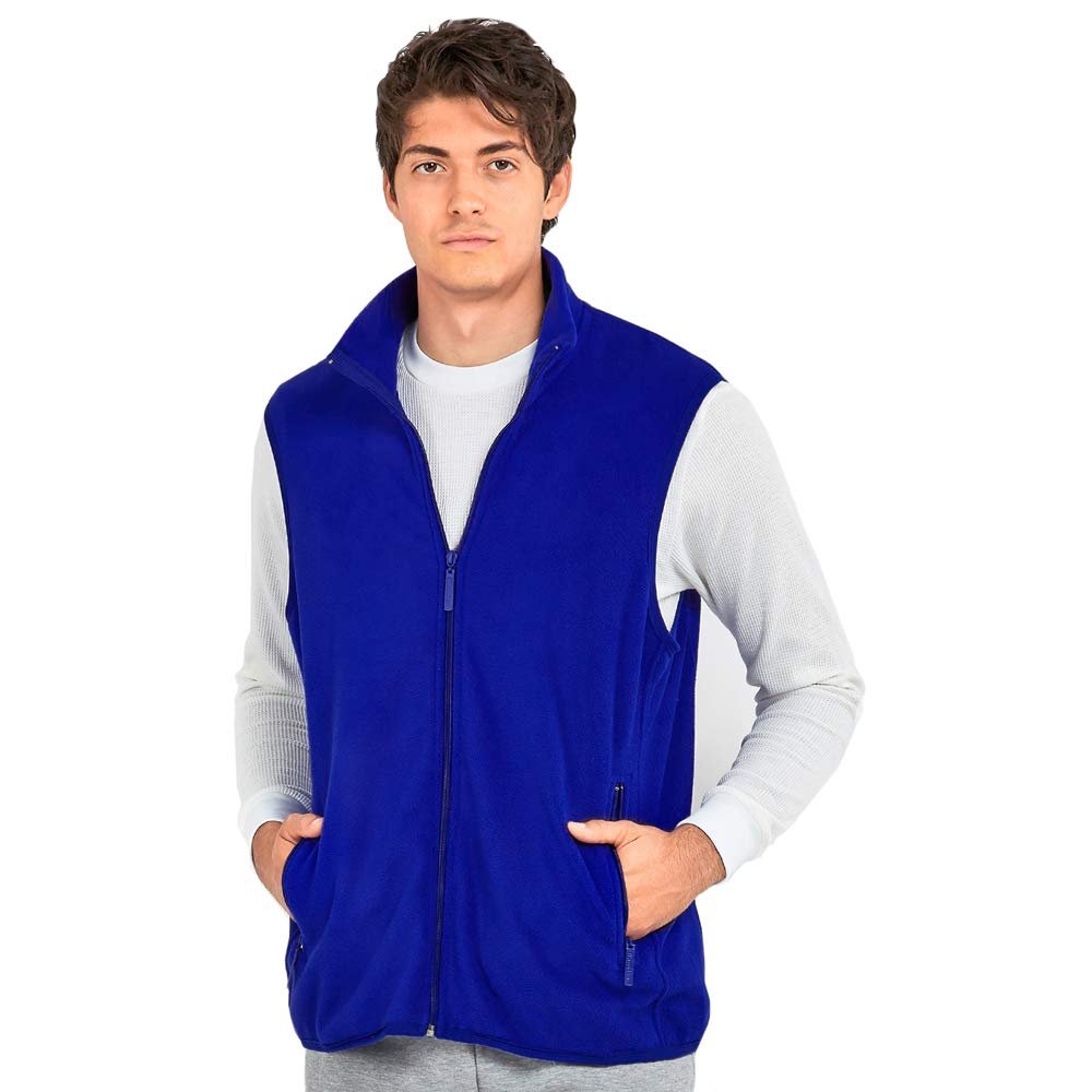 DailyWear Mens Full-Zip Plush Polar Fleece Vest - image 3 of 4