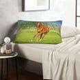 thumbnail image 6 of Cauagu horse running freely Print Pillow Covers with Envelope Closure,1PC Pillow Cases Decorative Pillow Case for Bed & Couch, Pillows Not Included-14"x20", 6 of 6