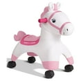 thumbnail image 6 of Radio Flyer, Socks: Rolling Pony, Plush Caster Ride-on Horse for Girls and Boys, 6 of 8