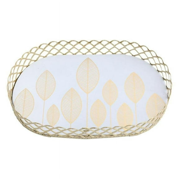 Storage Tray Cosmetic Storage Box Makeup Tray for Organizer White Small leaves