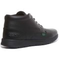 thumbnail image 3 of Kickers Kelland Lace Teen Leather Kids School Fashion Shoe Boot Black - UK 4, 3 of 6