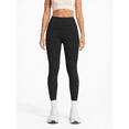 thumbnail image 5 of Women's High-Waisted 7/8 Yoga Leggings, Soft Stretch Workout Pants, Black, S, 5 of 5