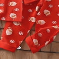 thumbnail image 4 of CAUYDY Kids Boys Clothes Baby Girls Sleepwear Long Sleeve Top and Elastic Waist Pants 2Pcs Set Soft Pajamas Winter Sizes 6-7 Years,Red, 4 of 6