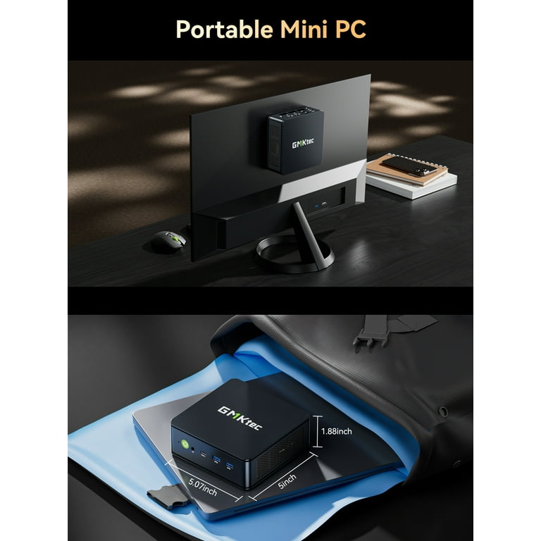 GMKtec Mini Gaming PC, AMD Ryzen 5 7640HS(up to 5.0GHz) , 16GB RAM