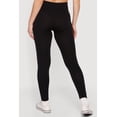 thumbnail image 4 of Women's Fleece Lined Waffle Knit Waist Leggings, 4 of 4