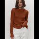 thumbnail image 4 of Suéter Básico de Cuello Redondo para Mujer, Jersey de Larga y Cuello Redondo. Caqui L, 4 of 10