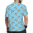 thumbnail image 2 of Wukai Sea Turtle Print Men's Short-Sleeved Mesh T-Shirt,Quick-Dry Short Sleeve Workout T-Shirt-6X-Large, 2 of 8
