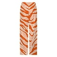 thumbnail image 5 of Tiger Print Orange Women's Pajamas Pajama Pants Women's Sleepwear Lounge Sleep Bottoms Stretch with Pockets, 5 of 7