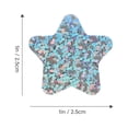 thumbnail image 4 of Shisuyan Self-Adhesive Star Shaped Stickers Multi 500Pcs 0.1x1x1in, 4 of 9