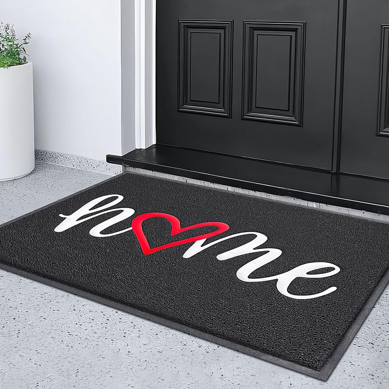 iOhouze Doormat Welcome Mat 36"x24" Outdoor Mat Non-Slip Front Door Mat Funny Home Mat Easy Clean Indoor Door Mat for Garage Yard Patio High Traffic Areas
