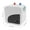 White 11.34*10.43*11.34in, variant on Electric Water Heater with Top Outlet, 110V Mini Hot Water Heater with LCD Display, Storage Water Heater, Automatic Control System - G1/2'' Interface (White, 1.76gal 1500W )