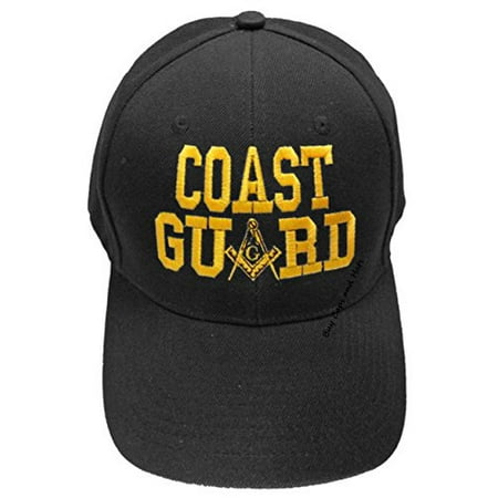 Coast Guard Baseball Hat - COAST GUARD MASON Baseball Cap Black Hat for Men