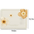 thumbnail image 3 of Stone Drying Mat For Kitchen Counter Absorbent Heat Diatomaceous Sink Tray Mat For Bottles Cups Pet Bowl 20x16 Inch, 3 of 7