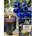 thumbnail image 3 of HB Health Beauty Botanicals Candle/Orchidee Noire (Black Orchid) Limited Edition/Luxury Scented Soy Candles/Hand Poured/Highly Scented Clean Burn/7.5 Oz Frosted Pewter Gray Jar /Gold Embossed Gift Box, 3 of 3