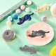 thumbnail image 3 of 4 Pieces Resin Cat Hair Clips Cat Hair Clip Kitty Hair Barrettes Cat Duckbill Hair Clips, 3 of 3