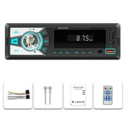 NURATIT Bluetooth Car Stereo Audio, In-Dash FM/MP3/Aux/USB/Satellite Radio Player with SD Card D3114