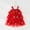 Red, variant on Wuxian Fall Dress For Girls Xmas Sleeveless One-Shoulder Lovely Bow Sparkly Sequins Tutu Tulle Dresses Party Dance Pageant Gown Dress Casual Sundress,Red,2-3 Years