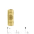 thumbnail image 4 of Men's Gold-Tone Tungsten Grooved Step Edge 9MM Wedding Band by Brilliance Fine Jewelry - Men's Ring, 4 of 5