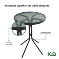thumbnail image 4 of Juego de Comedor 2 Sillas y Mesa de Vidrio Kingshouse Gris, 4 of 8