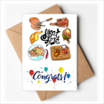 thumbnail image 1 of Tienda de carne al asador Sobre de la Carta de felicitación de la tarjeta de matrimonio, 1 of 4