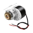 thumbnail image 3 of Miumaeov 24V 250W Electric Bicycle Brush Motor E-bike Thumb Twist Conversion Kit with Freewheel, 3 of 16