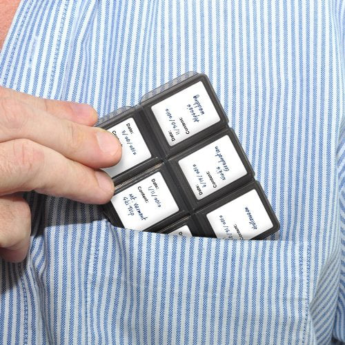 SD Memory Card Holder for 6 Cards 6 Slots and a Microfiber Cloth
