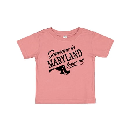 

Inktastic Someone in Maryland Loves Me Gift Baby Boy or Baby Girl T-Shirt