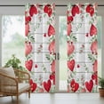 thumbnail image 5 of Outdoor Curtains for Patio Waterproof, Valentines Love Heart Outdoor Privacy Panels Grommet, Eucalyptus Red Love Heart Vintage Blackout Outside Curtains for Porch/Cabana 54"x84", 1 Panel, 5 of 8