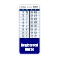 thumbnail image 2 of Registered Nurse Badge Buddy Vertical w/Height & Weight Conversion Charts (Oversized, Navy), 2 of 4