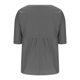 thumbnail image 4 of Camisetas de Manga Media para las Mujeres Color Sólido Raglan V-Cuello Patchwork Plisado Top, Nylon Spandex, 4 of 7