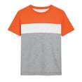 thumbnail image 2 of Tween Shirts Crew Neck Short Sleeve Shirts Relaxed Fit Cute Tops for Boys 12-13 Years, 2 of 5