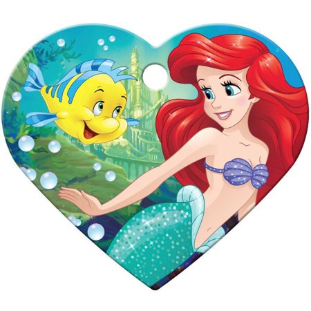 UPC: 0736511006841 | Ariel Large Heart Disney Princess Pet ID Tag – The Little Mermaid