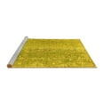 thumbnail image 2 of Ahgly Company Machine Washable Indoor Rectangle Persian Yellow Traditional Area Rugs, 3' x 5', 2 of 4
