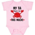 thumbnail image 3 of Inktastic My Tia Loves Me Nephew Boys or Girls Baby Bodysuit, 3 of 5