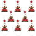 thumbnail image 6 of Big Dot of Happiness Western Hoedown - Cone Happy Birthday Party Hats for Kids and Adults - Set of 8 (Standard Size), 6 of 7