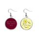 thumbnail image 1 of Qoutes Healing frases mejor elige. Pendiente Sol Flor Pendiente Joyas Moda Unbranded M, 1 of 3