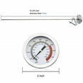 thumbnail image 2 of Candy Thermometer,Turkey Fryer Thermometer with Pot Clip & 15" Probe - Oil Thermometer for Frying - Thermometer for Cooking,Candy Making,Deep Fryer Thermometer for Oil, 2 of 8