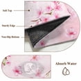 thumbnail image 6 of Pink Cherry Area Rugs 5'x8', Washable Small Throw Rugs for Classroom Bedroom, Spring Botanical Blossoms Flowers Floral Indoor Outdoor Rug Non-Slip Low Pile Carpet Runner Reversible Floor Mats, 6 of 8