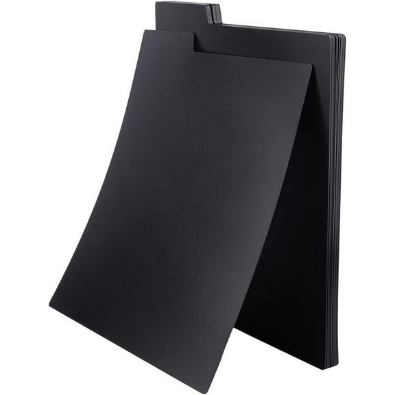 PVC Vinyl Record Divider Organizer for Album CD DVD Media Book Shelf Storage White 335x315x0.8mm