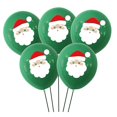 thumbnail image 5 of Globo de látex impreso de 12 pulgadas para decoración navideña de centro comercial, hogar, árbol de Navidad, Papá Noel, alce, juguetes para niños, 5 of 5