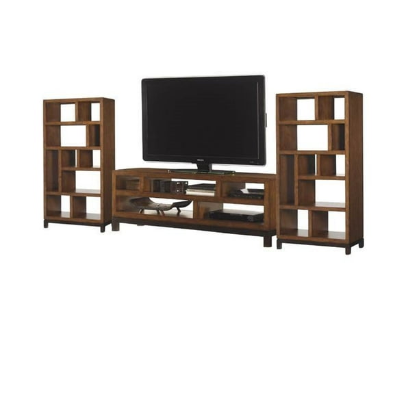 Shop bookshelves & bookcases at target. 3 piece entertainment center set including tv stand and 2 bookcases
