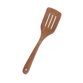 JOYCE CHEN WOOD Set, Joyce Chen 12 L Natural Bamboo Spatula and Spoon Set, Wooden  Spoon and Spatula Set, Wooden Serving Utensils 