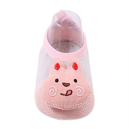 Siilsaa Baby Shoes Girl Formal Shoes Walking Shoes Comfortable Princess Shoes Toddler Sneakers Pink S