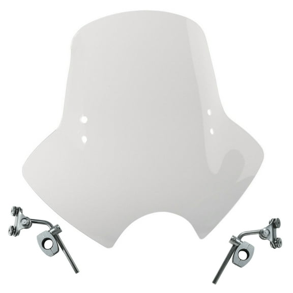 Memphis Shades Demon Tall Clear Windshield w/Mounts (MEM2210)