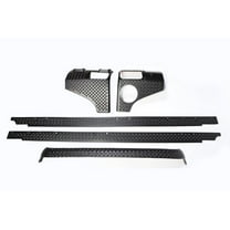 Rugged Ridge by RealTruck Body Armor Kit for Wrangler TJ | 6-Piece, Black Diamond Plate Thermoplastic | 11650.51 | Compatible with 1997-2006 Jeep Wrangler TJ