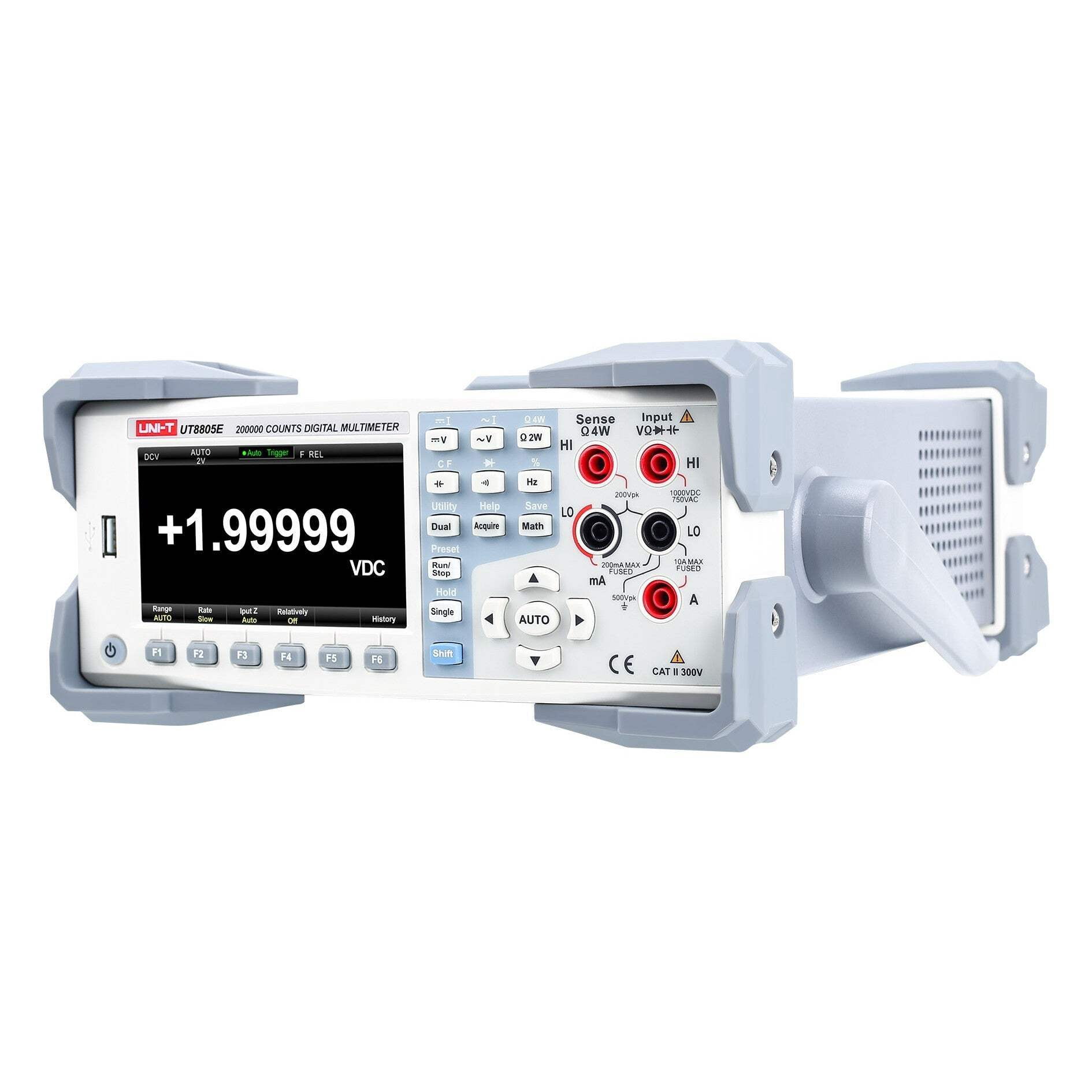 UNI-T UT8805E 5.5 Digit Performance-Series Benchtop Digital Multimeter 199,999 Counts Auto-Ranging TRMS Frequency Response Reading Resolution 5,000rdgs/s Fastest Test Rate 100kHz